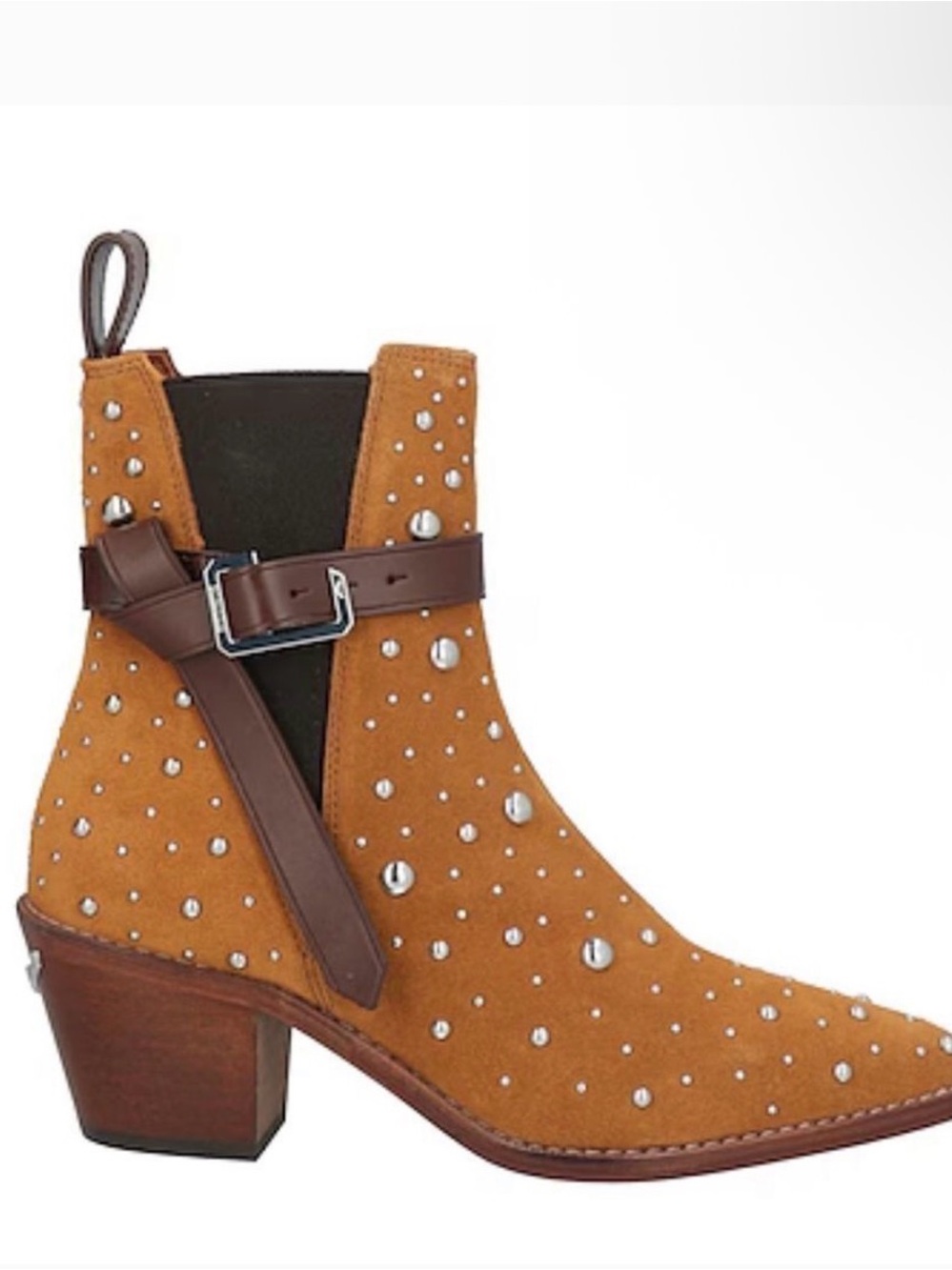 Zadig & Voltaire Tyler Cecilia Suede Dream Studs ankle boots